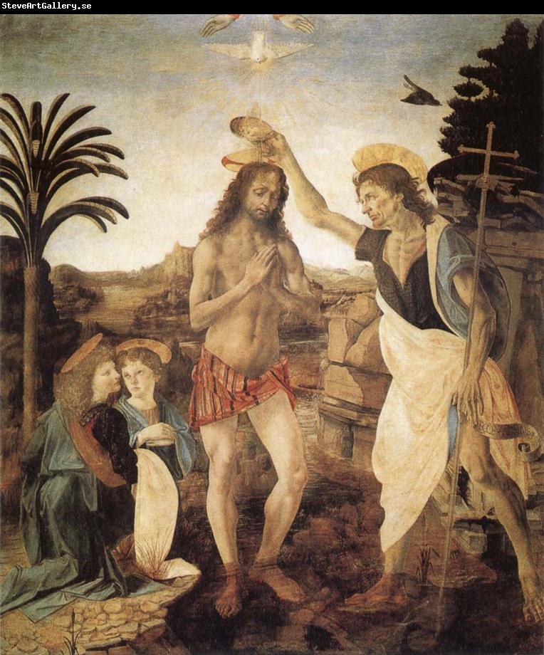 Andrea del Verrocchio The Baptism of Christ